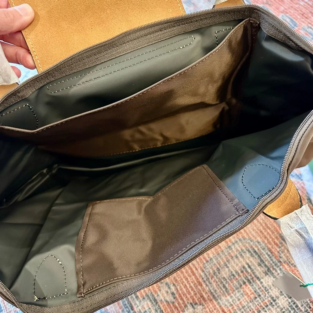 Longchamp Brown Foldable Nylon Tote “Le Pliage” - Picture 5 of 10